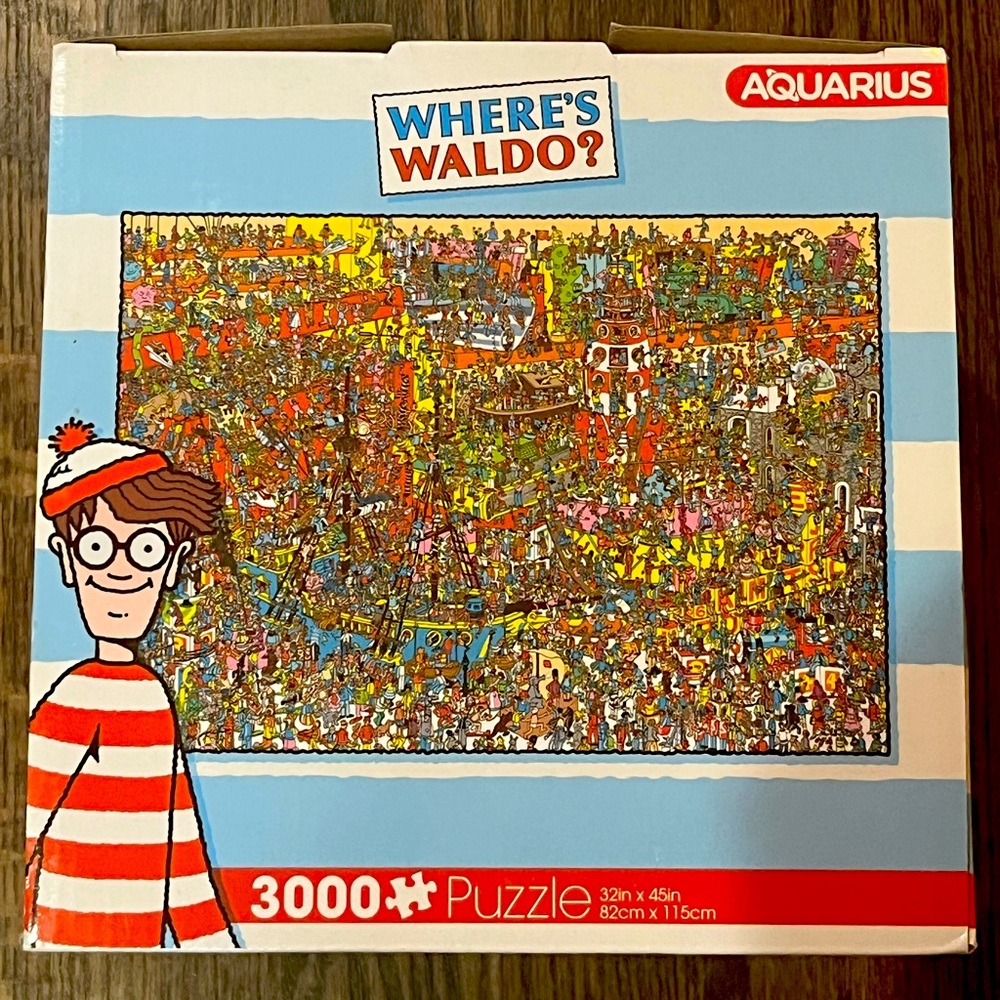 NEW Aquarius - Where's Waldo Toys - 3000 Piece Jigsaw Puzzle